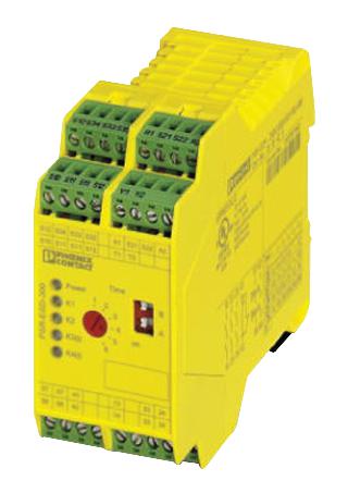 PSR-SCP-24DC/ESD/5X1/1X2/300 RELAY, SAFETY, 5NO, 1NC, 250V, 6A PHOENIX CONTACT