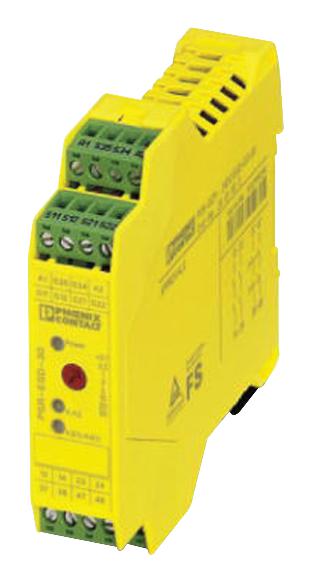 PSR-SCP-24DC/ESD /4X1/30 RELAY, SAFETY, DPST-NO, 250V, 6A PHOENIX CONTACT