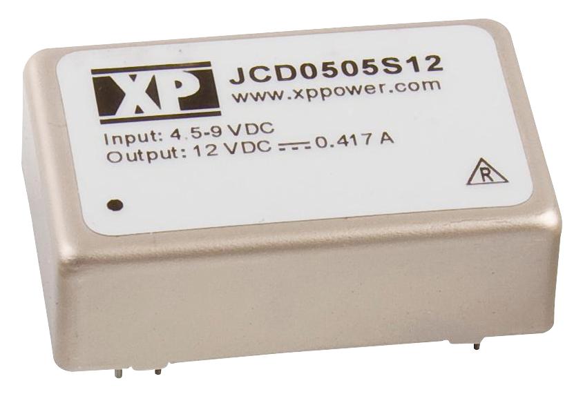 JCD0512D12 DC/DC CONVERTER, 5W, +/-12V, DIP-24 XP POWER