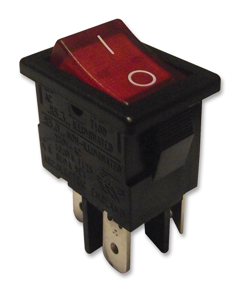 H8553VBNACB SWITCH, ANTIBACTERIAL, DPST, ILLUM RED ARCOLECTRIC (BULGIN LIMITED)