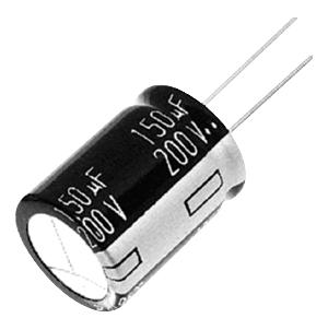 EEUEB1A101S CAP, 100µF, 10V, 20% PANASONIC