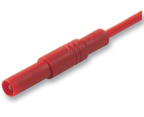 934074101 TEST LEAD, RED, 1M, 1KV, 16A HIRSCHMANN TEST AND MEASUREMENT