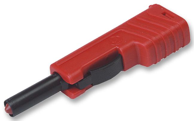 932153101 PLUG, 4MM, RED, MZS HIRSCHMANN TEST AND MEASUREMENT