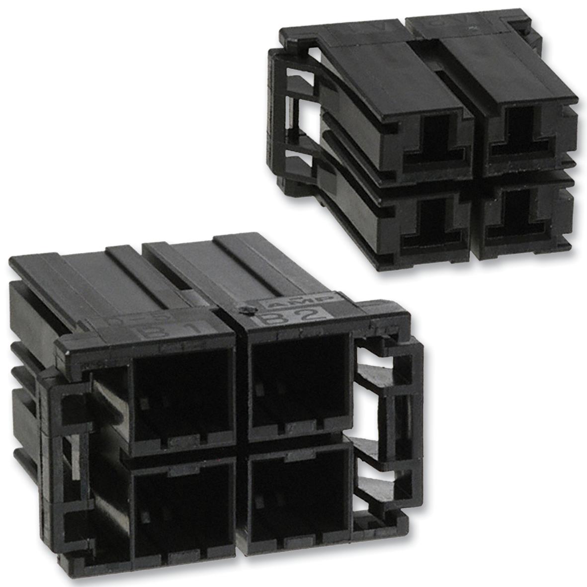 1-917807-2 PLUG & SOCKET HOUSING, RCPT, POLYESTER AMP - TE CONNECTIVITY