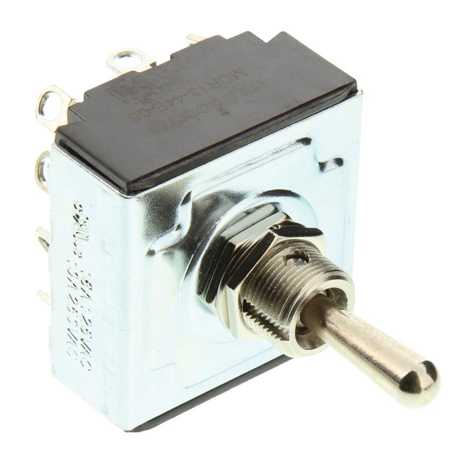 MCR13-44E-05 SWITCH, TOGGLE, 4PDT ON-OFF-ON, SO MULTICOMP