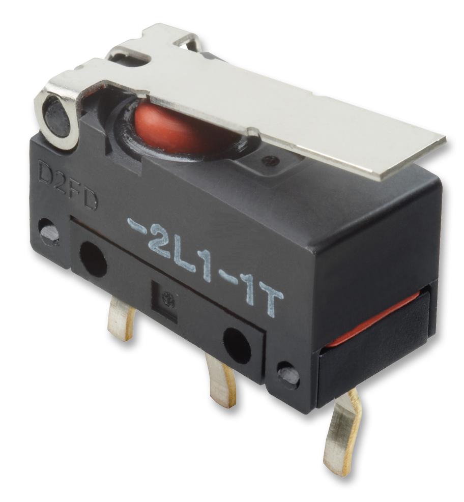 D2FD-2L1-1H MICROSWITCH, 2A, LEVER, SOLDER OMRON