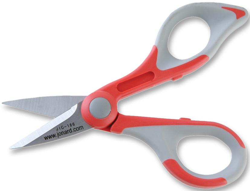 JIC-186 SCISSORS, KEVLAR, 6" JONARD TOOLS