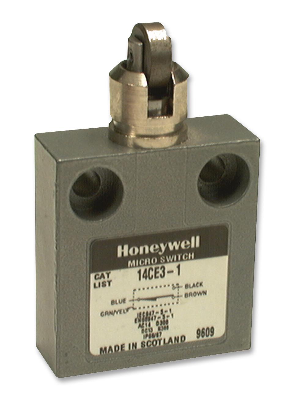 14CE2-3 SWITCH, LIMIT, TOP ROLLER, SNAP ACTN HONEYWELL
