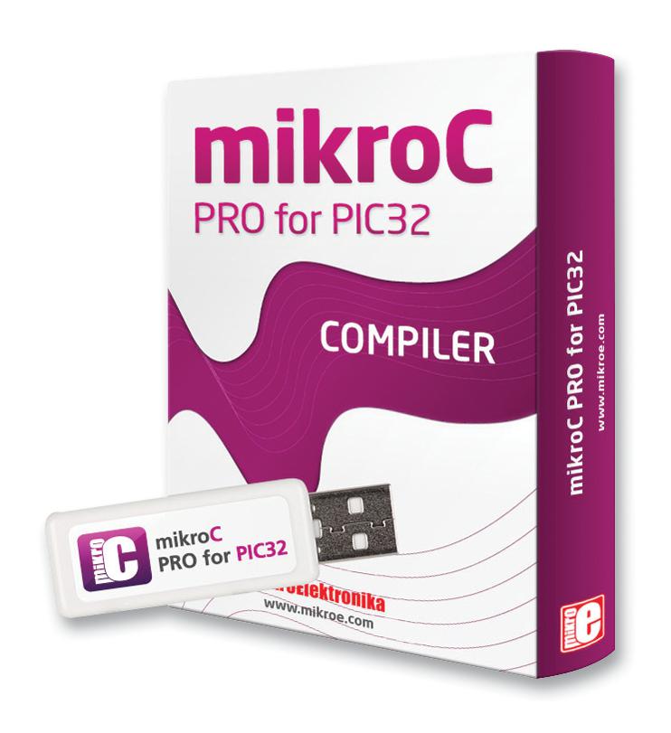 MIKROE-738 COMPILER, USB KEY, MIKROC PRO, PIC32 MIKROELEKTRONIKA