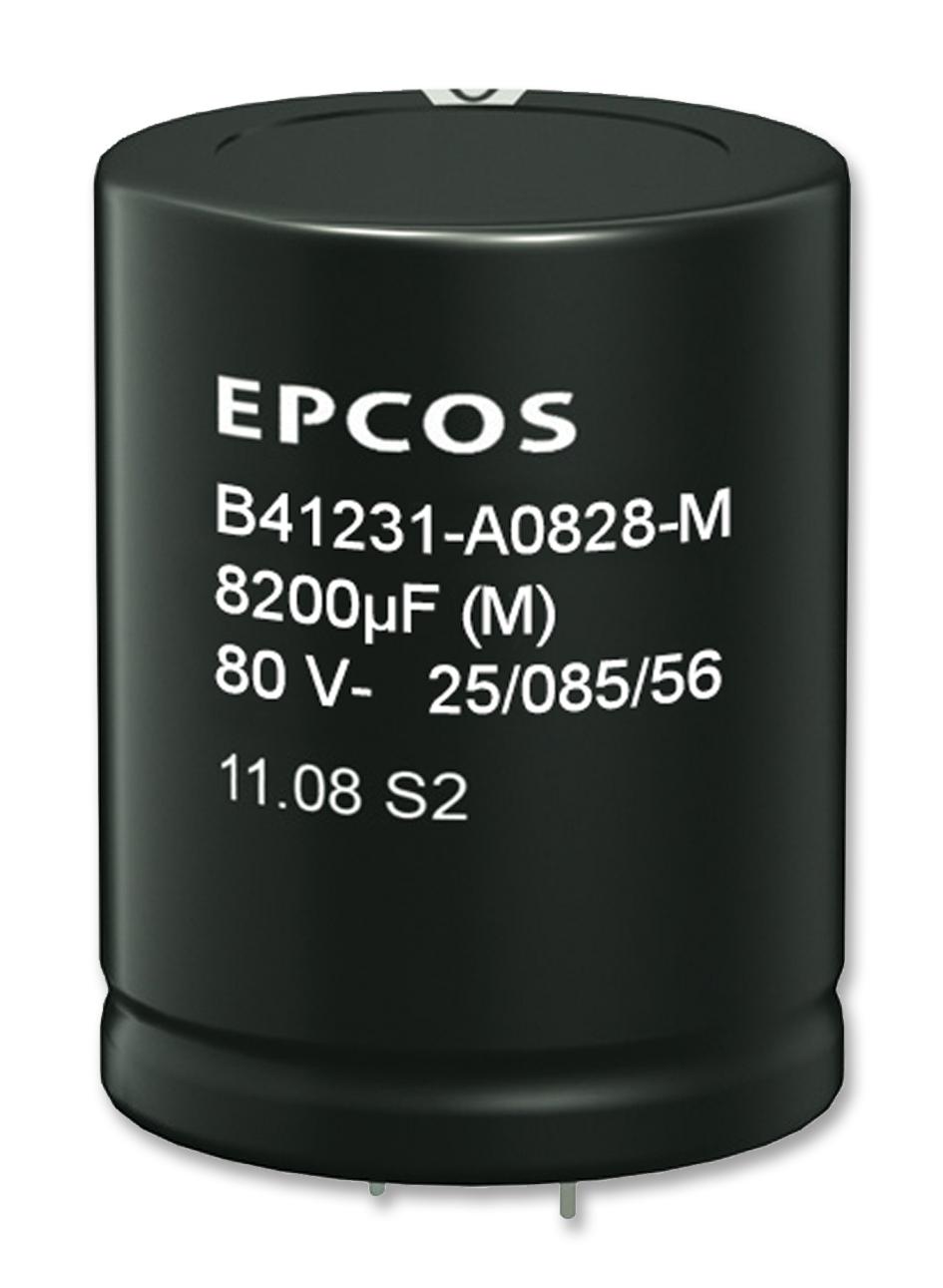 B41231B6109M000 CAP, 10000µF, 50V, ALU ELEC, SNAP IN EPCOS