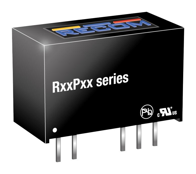 R05P05S/X2 DC-DC CONVERTER, MEDICAL, 5V, 0.2A RECOM POWER