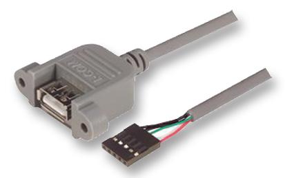UPMA5-1M COMPUTER CABLE, USB. GREY, 1M L-COM