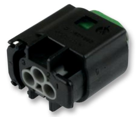 2-967642-1 HOUSING, RECEPTACLE, MICRO QUADLOK, 3WAY AMP - TE CONNECTIVITY