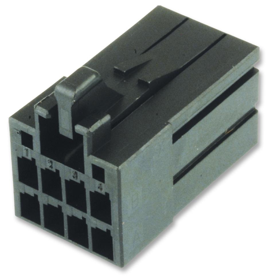 2-1318119-4 CONNECTOR HOUSING, RCPT, 8POS, 2.5MM AMP - TE CONNECTIVITY