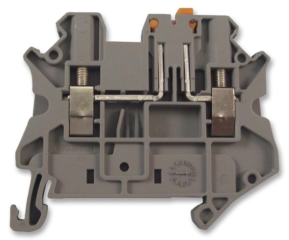 3046362 TERMINAL BLOCK, DIN RAIL, 2POS, 12AWG PHOENIX CONTACT