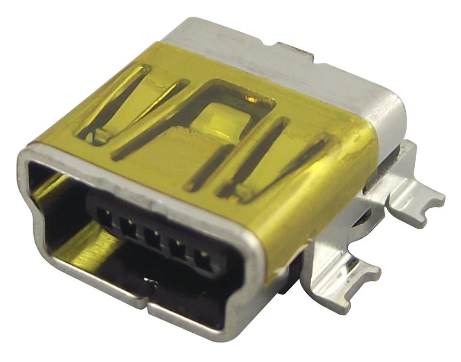67503-1230 USB CONN, 2.0, MINI USB TYPE B, RCPT MOLEX