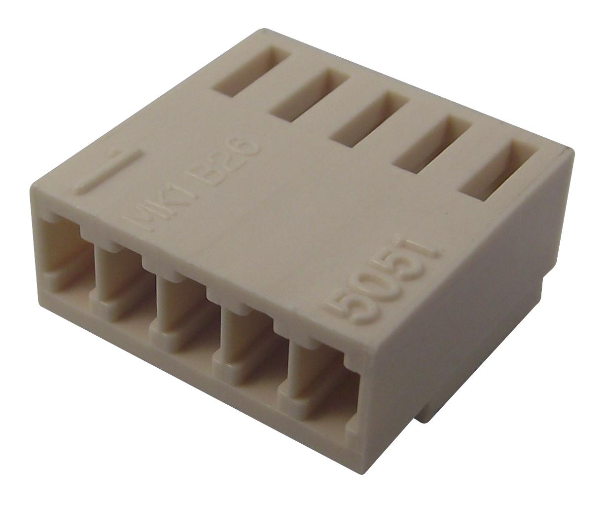 22-01-1052 CONNECTOR, RCPT, 5POS, 1ROW, 2.5MM MOLEX