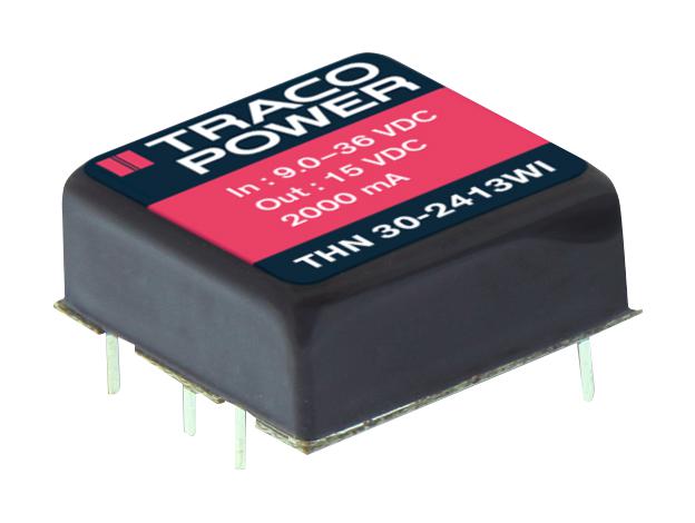 THN 30-2423WI DC/DC CONVERTER, +/-1A, +/-15V, 30W TRACO POWER