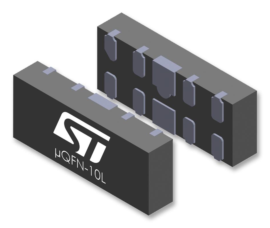 HSP061-4M10 DIODE, ESD PROT., 8KV, 6V, µQFN-10L STMICROELECTRONICS