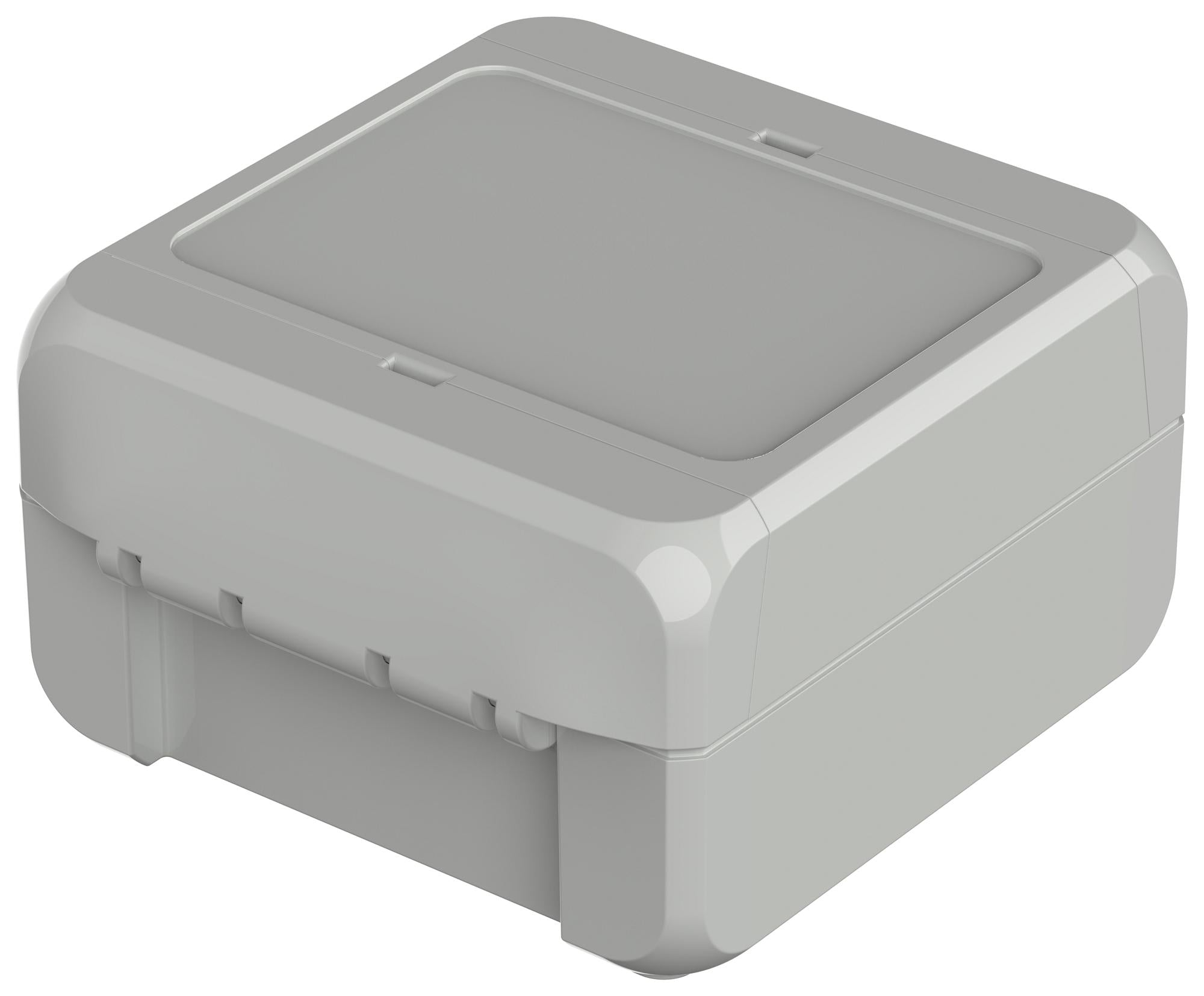 B 080805 ABS LIGHT GREY ENCLOSURE, ABS, LIGHT GREY BOPLA