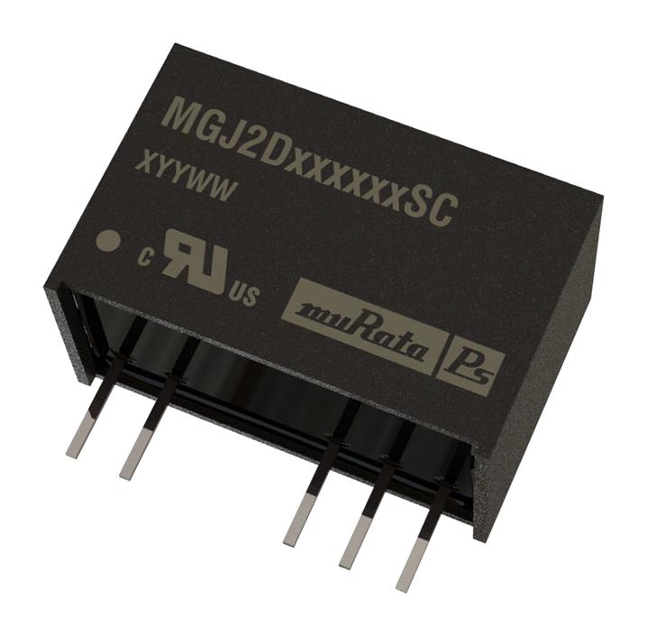 MGJ2D152003SC DC-DC CONVERTER, 2 O/P, 2W MURATA POWER SOLUTIONS