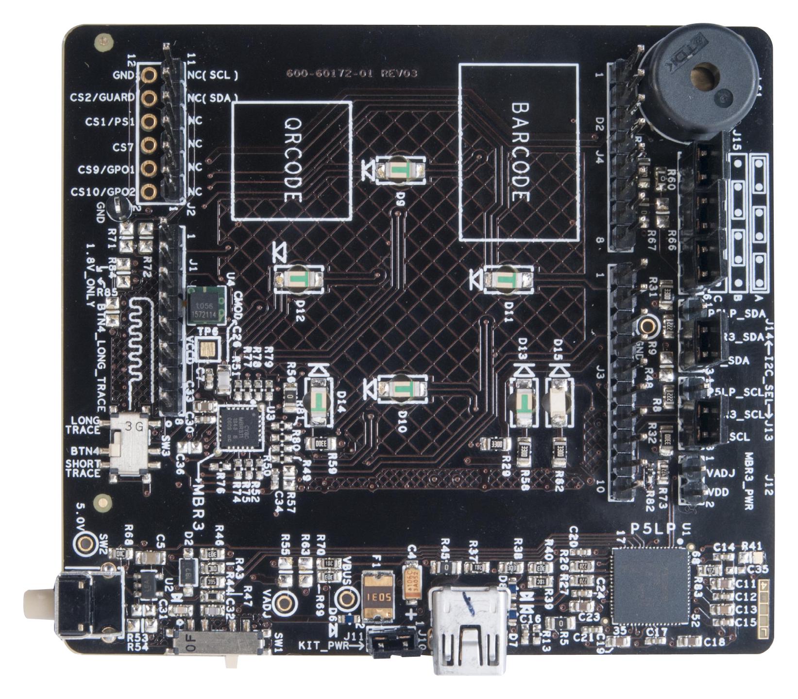 CY3280-MBR3 EVALUATION BOARD, MBR3 CAPSENSE CYPRESS - INFINEON TECHNOLOGIES