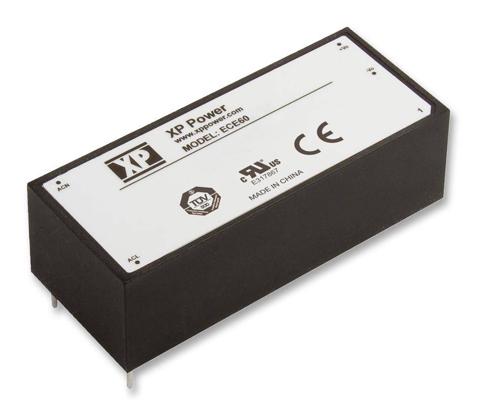 ECE60US15 AC/DC CONVERTER, 60W, 15V, 4A XP POWER