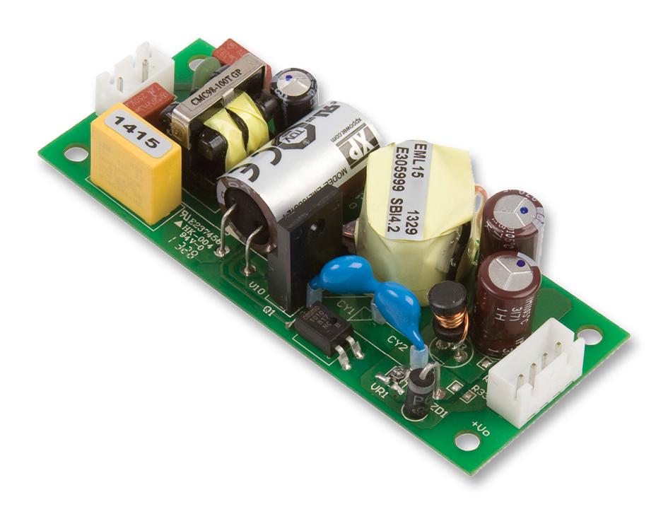 EML15US36-T AC/DC CONVERTER, 15W, 36V, 0.42A XP POWER