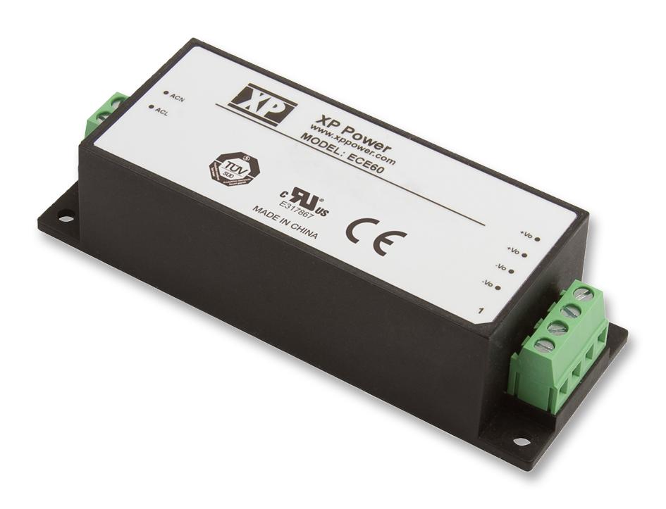 ECE60US05-S AC/DC CONVERTER, 60W, 5V, 10A XP POWER