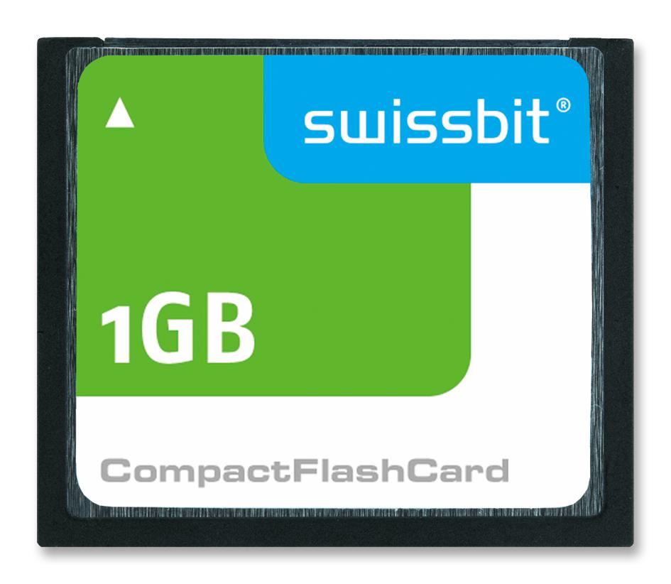 SFCF1024H1BK2MT-I-MO-553-SMA CARD, COMPACTFLASH, 1GB SWISSBIT