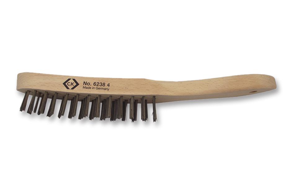 T6238 4 WIRE BRUSH, 290MM, STEEL CK TOOLS