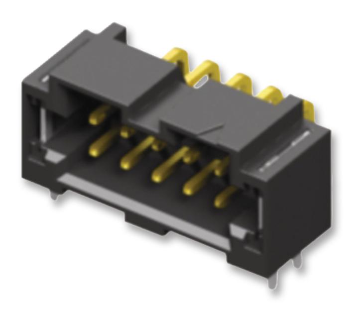 T2M-105-01-L-D-RA . CONNECTOR, HEADER, 10POS, 2ROW, 2MM SAMTEC