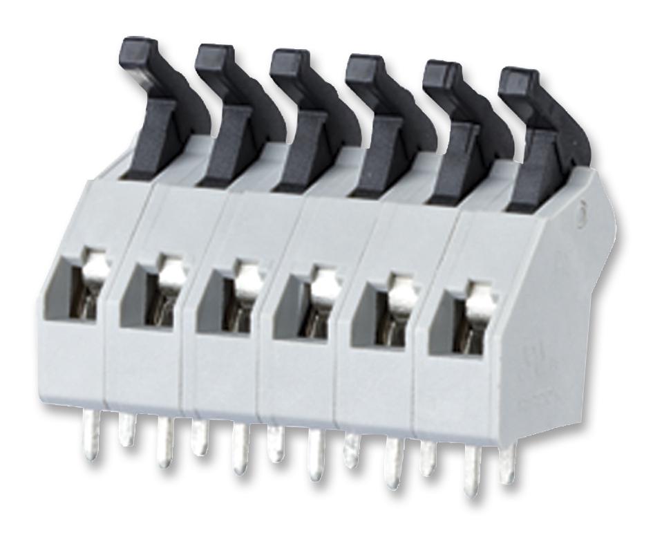 AST0450604 TERMINAL BLOCK, WIRE TO BRD, 6POS, 14AWG METZ CONNECT