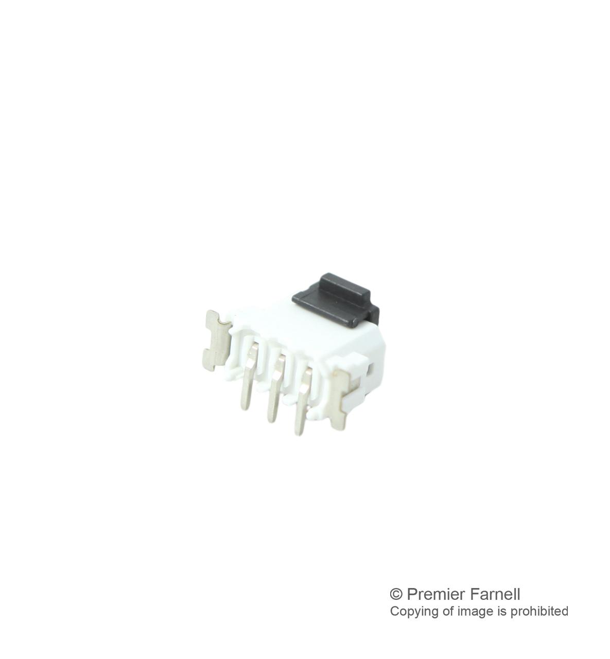 PTSM 0,5/ 6-HV...SMD WH HEADER, VERT, 6 WAY, 2.5MM PITCH, WHITE PHOENIX CONTACT