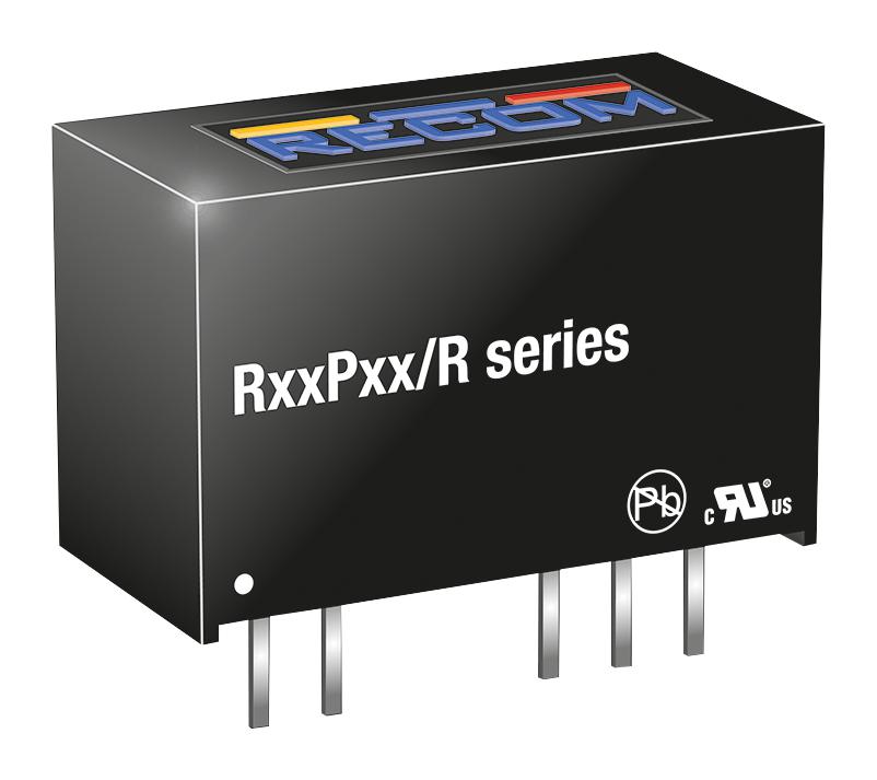 R05P05S/X2/R8 DC-DC CONVERTER, MEDICAL, 5V, 0.066A RECOM POWER