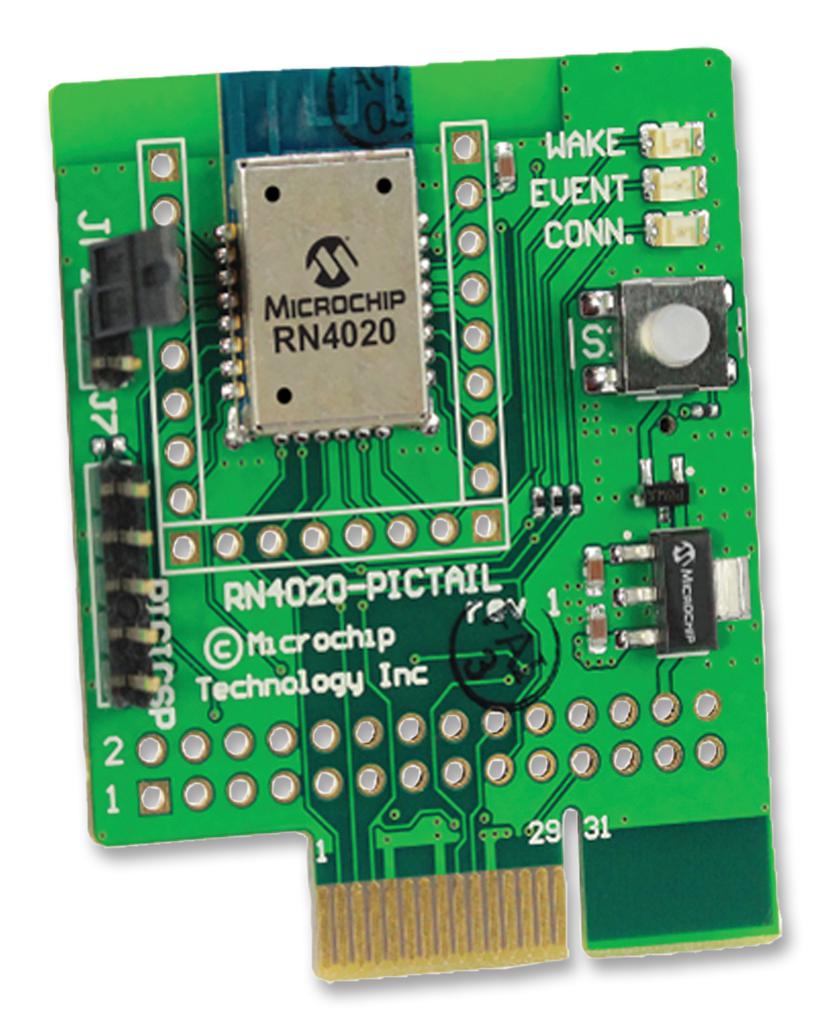 RN-4020-PICTAIL DAUGHTER BOARD, BLUETOOTH PICTAIL PLUS MICROCHIP