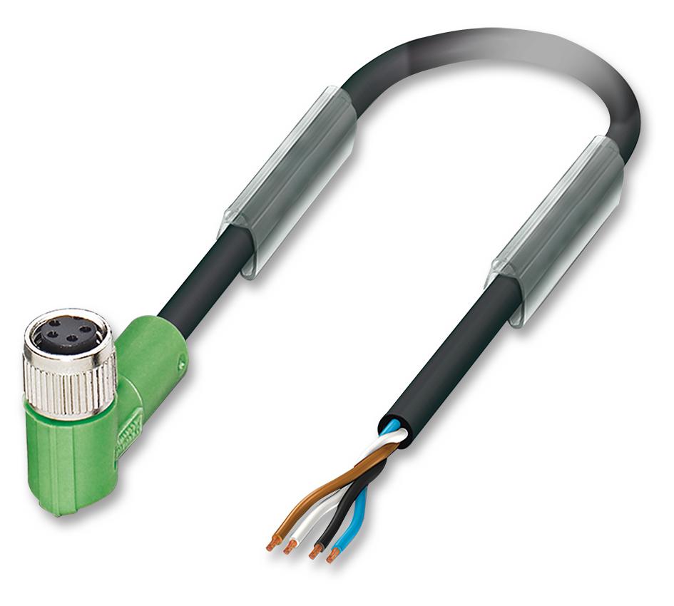 SAC-4P-10,0-PUR/M 8FR SENSOR CABLE, 4POS, M8 R/A SOCKET, 10M PHOENIX CONTACT