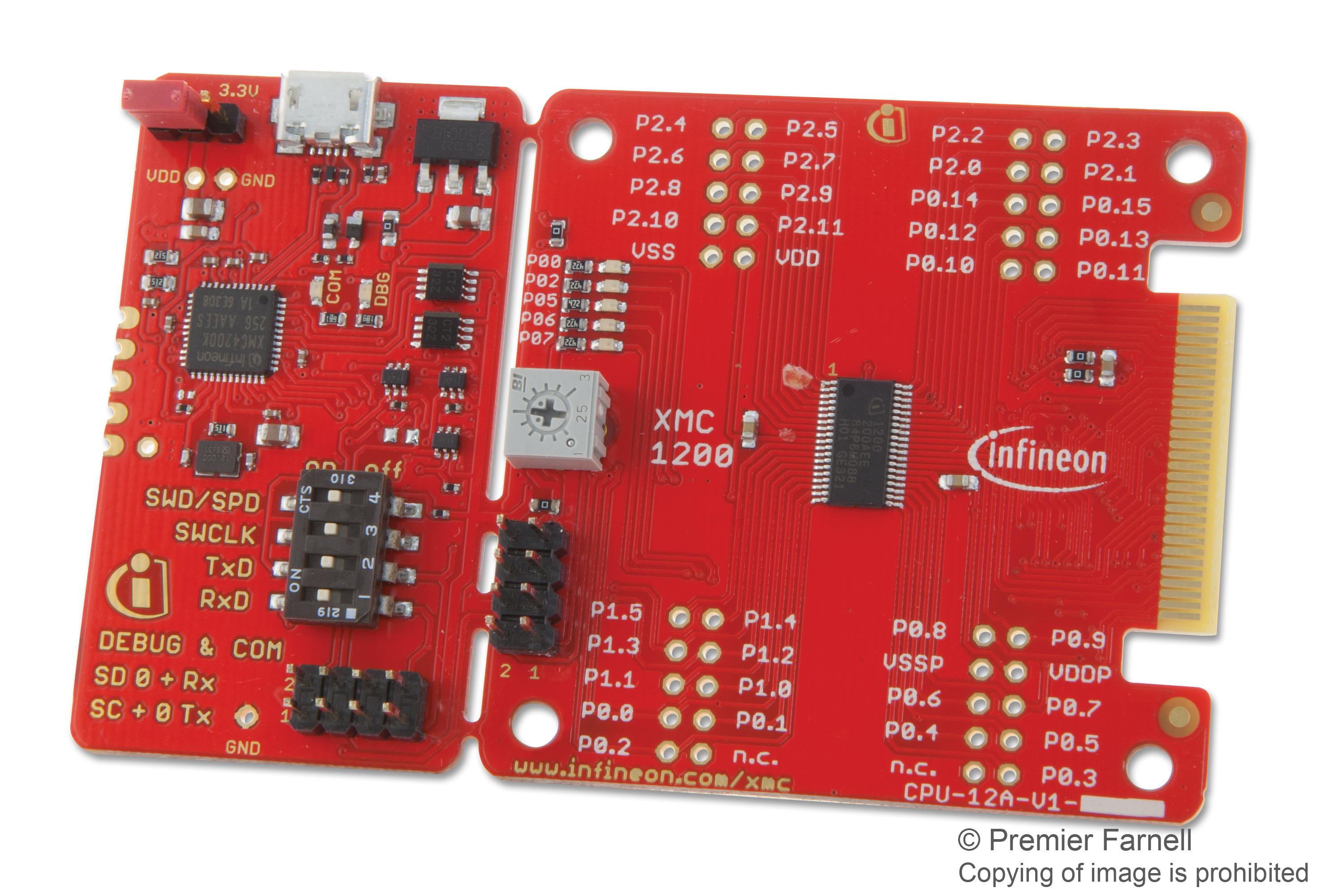 KITXMC12BOOT001TOBO1 CPU CARD, CORTEX-M0 MCU INFINEON
