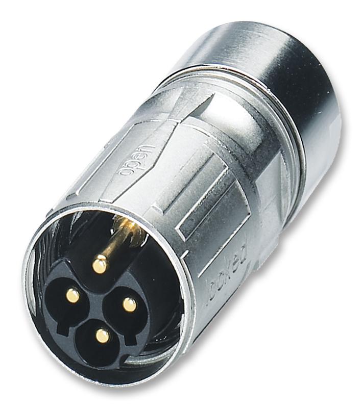 ST-3EP1N8A8K04S CIRCULAR CONNECTOR, PLUG, 4POS, CABLE PHOENIX CONTACT