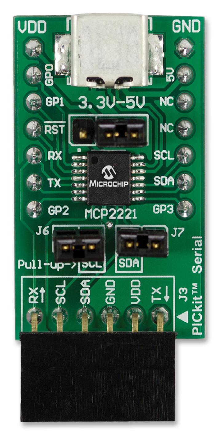 ADM00559 EVALUATION BOARD, USB TO UART/I2C/SMBUS MICROCHIP