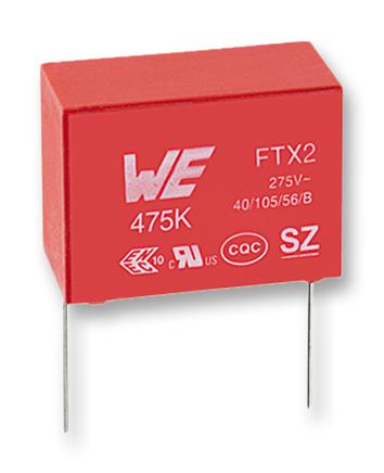 890324023010 CAP, 0.018µF, 275VAC, 10%, PP WURTH ELEKTRONIK