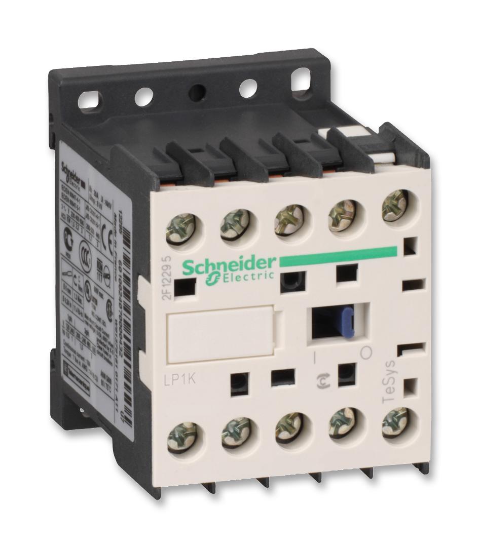 LP1K09008BD CONTACTOR, DPST-NO/NC, 24VDC, DINRAIL SCHNEIDER ELECTRIC