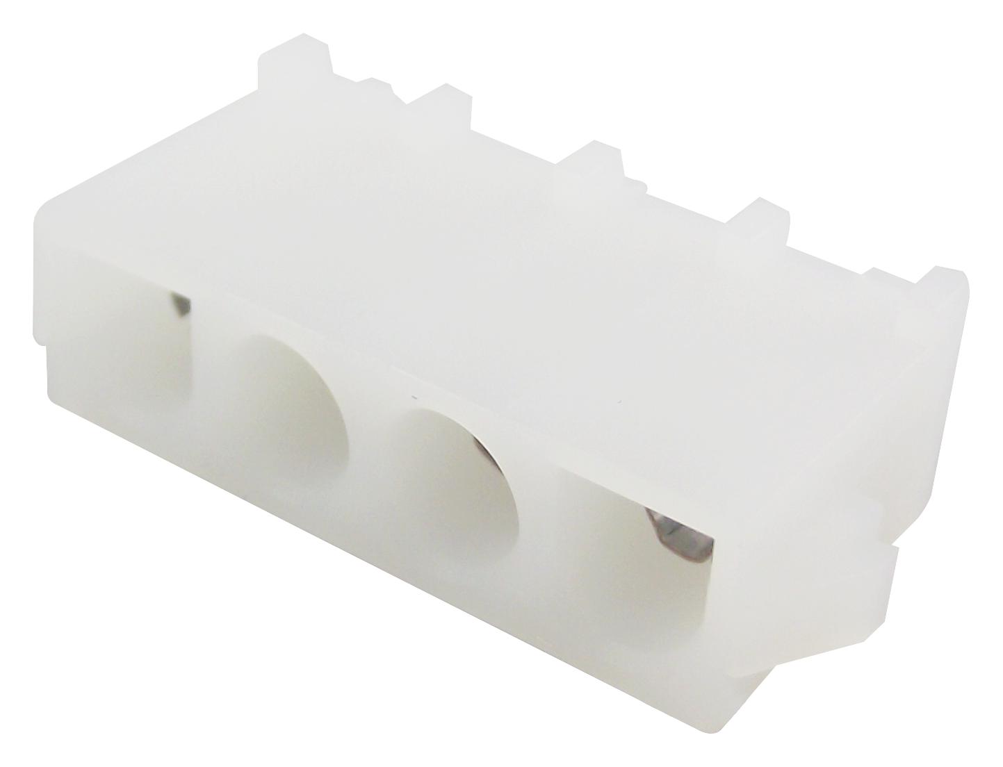 350761-4 CONNECTOR, RCPT, 4POS, 6.35MM AMP - TE CONNECTIVITY