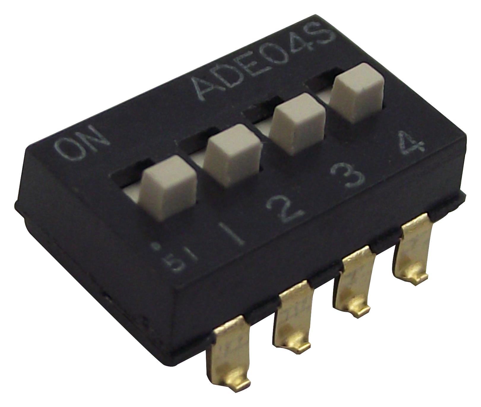 2-1571999-9 DIP SWITCH, 8POS, 0.1A, 24V, SMD ALCOSWITCH - TE CONNECTIVITY