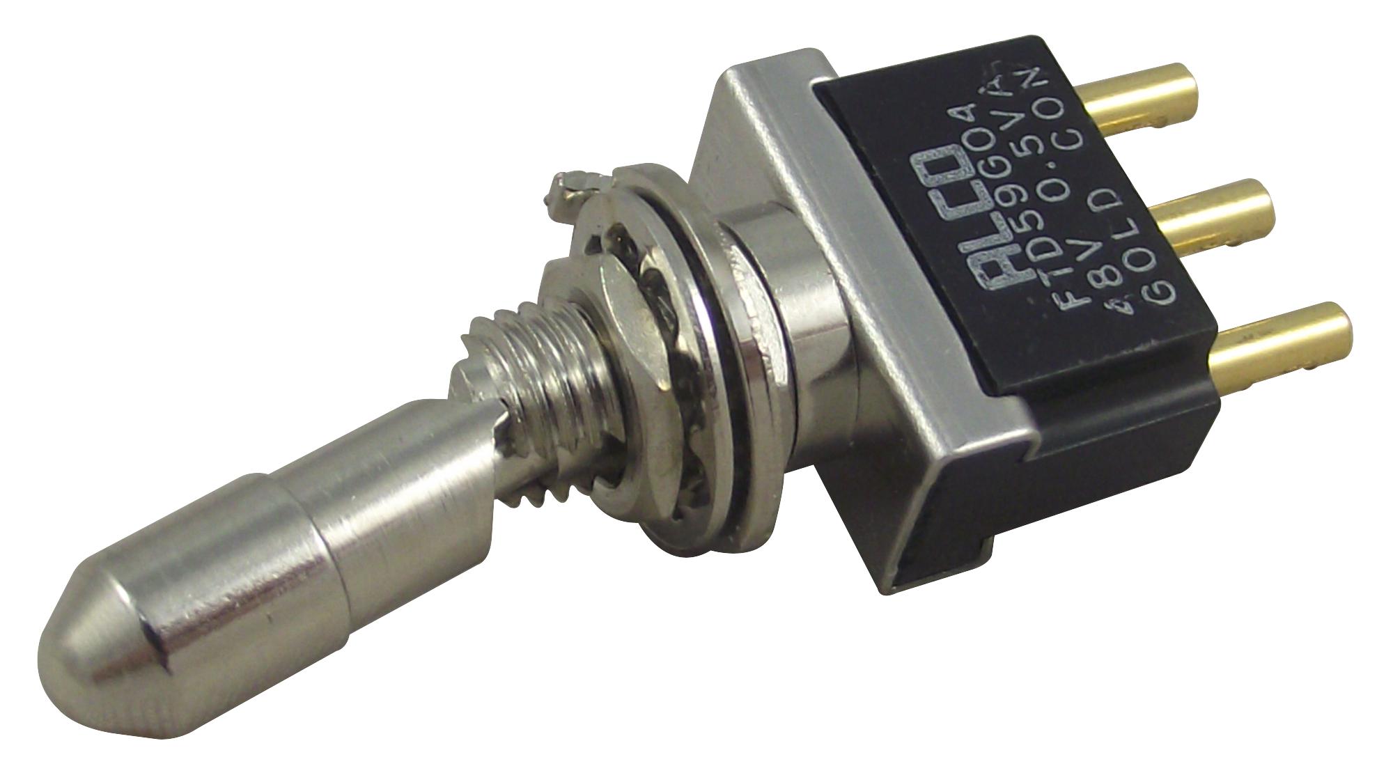 4-6437630-0. TOGGLE SWITCH, SPDT, 20V ALCOSWITCH - TE CONNECTIVITY