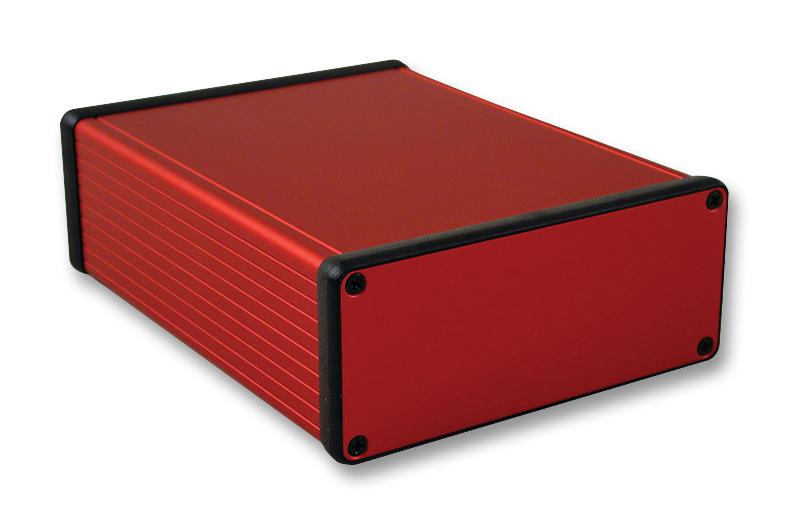 1455Q1601RD PCB BOX ENCLOSURE, ALUM, RED HAMMOND