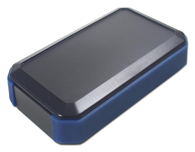 WH145-33-N-BN HANDHELD ENCLOSURE, ABS, BLACK/BLUE TAKACHI