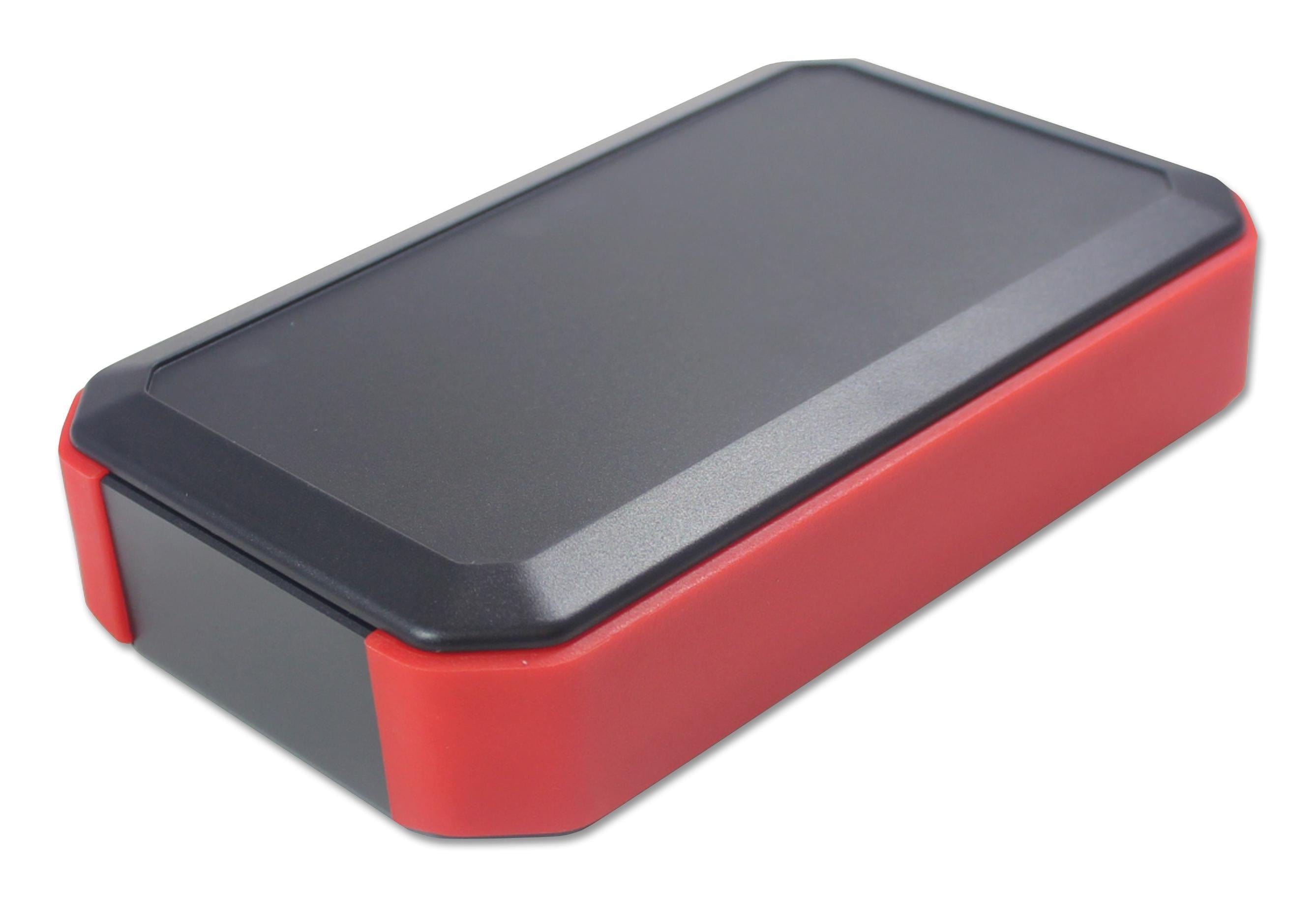 WH145-33-M2-BR HANDHELD ENCLOSURE, ABS, BLACK/RED TAKACHI