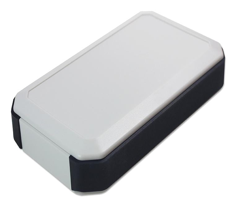 WH145-33-M2-WB HANDHELD ENCLOSURE, ABS, WHITE/BLACK TAKACHI