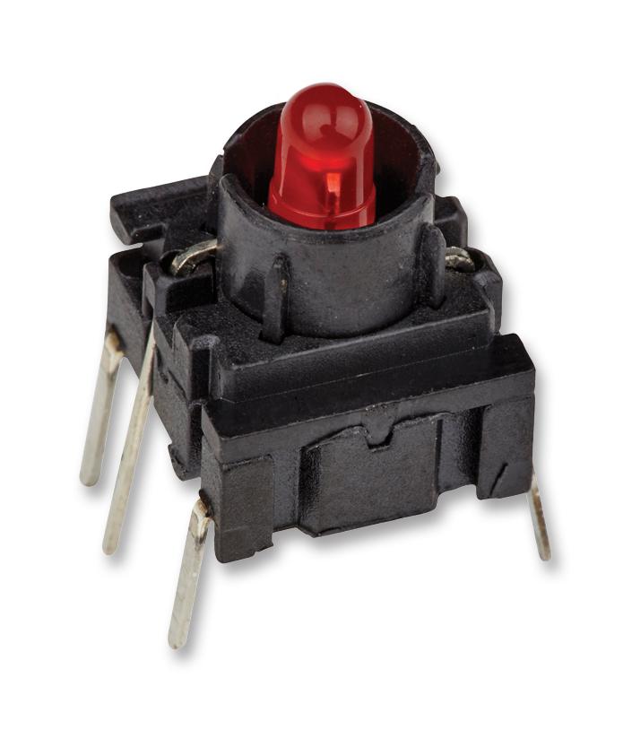 RA3FTH980 TACTILE SWITCH, SPST, 0.05A, 24VDC, TH MULTIMEC